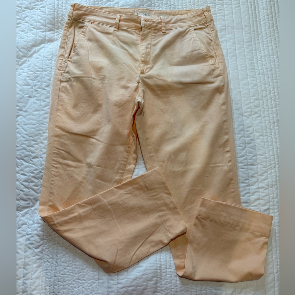 Anthropologie Chino Relaxed Peach Pants 30x27